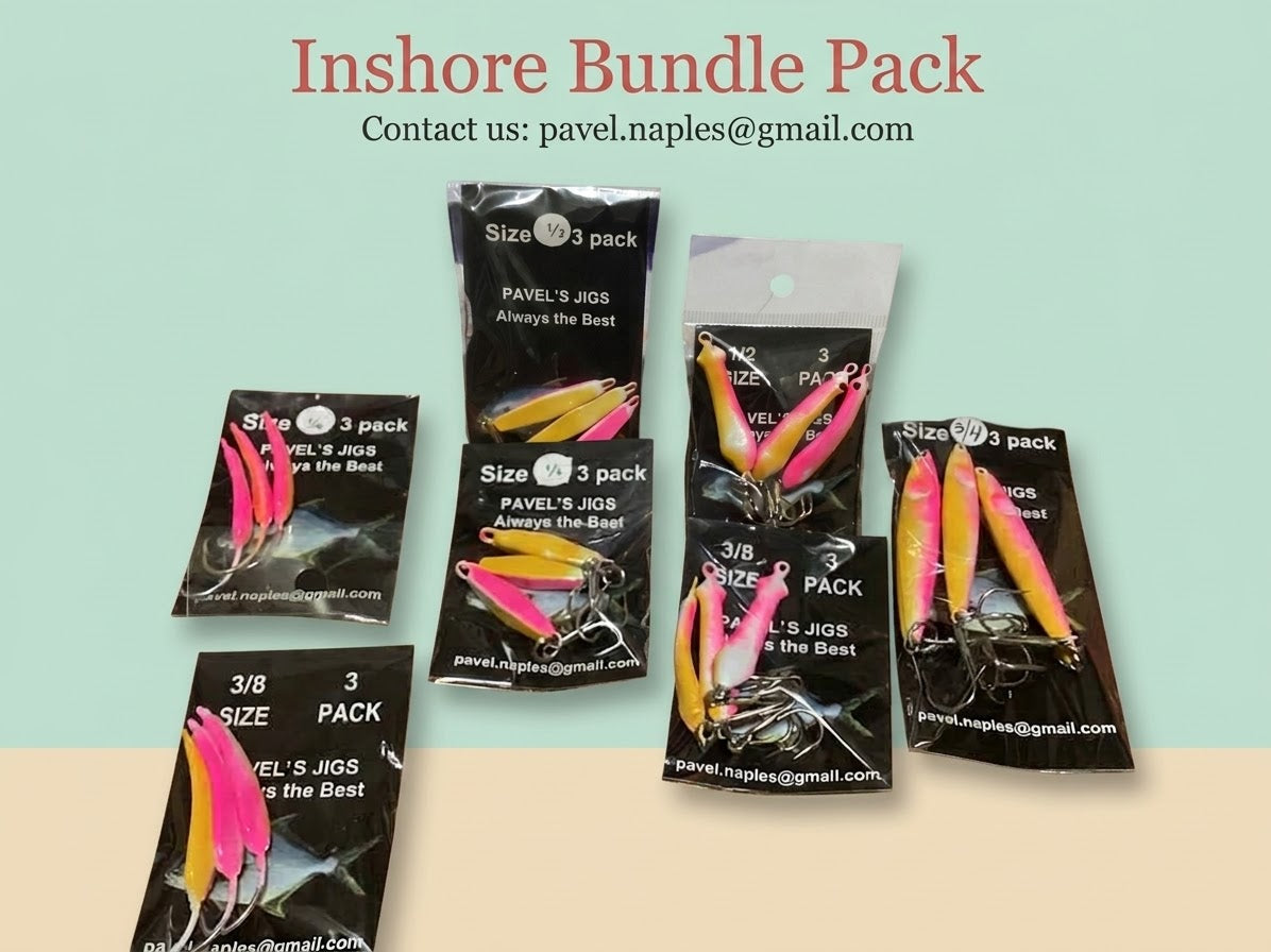 Surf Starter Pack - Jig Bundle for Beach, Pier, & Surf Fishing