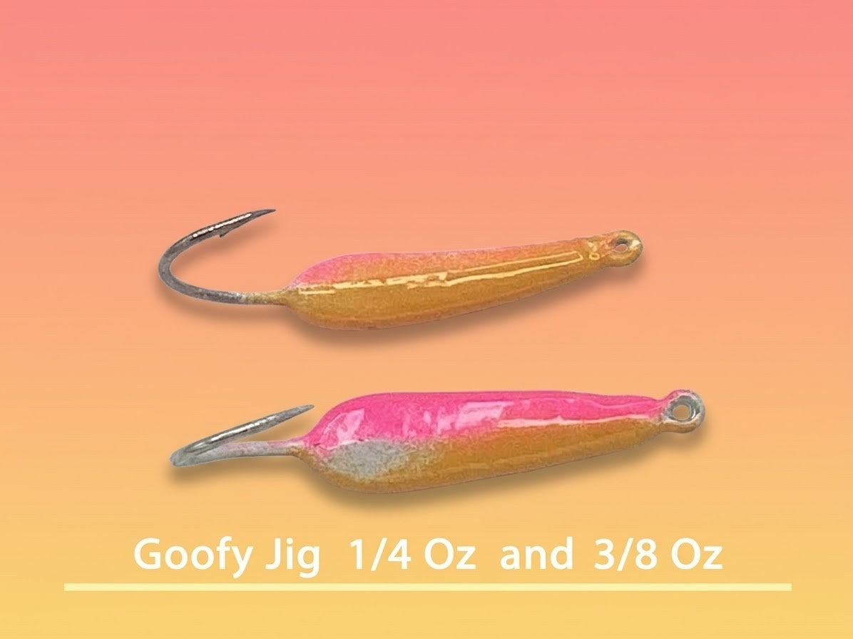 Goofy Jig / Pompano Swim Jig - Lure for Beach, Pier, & Surf Fishing (Pack of 3)