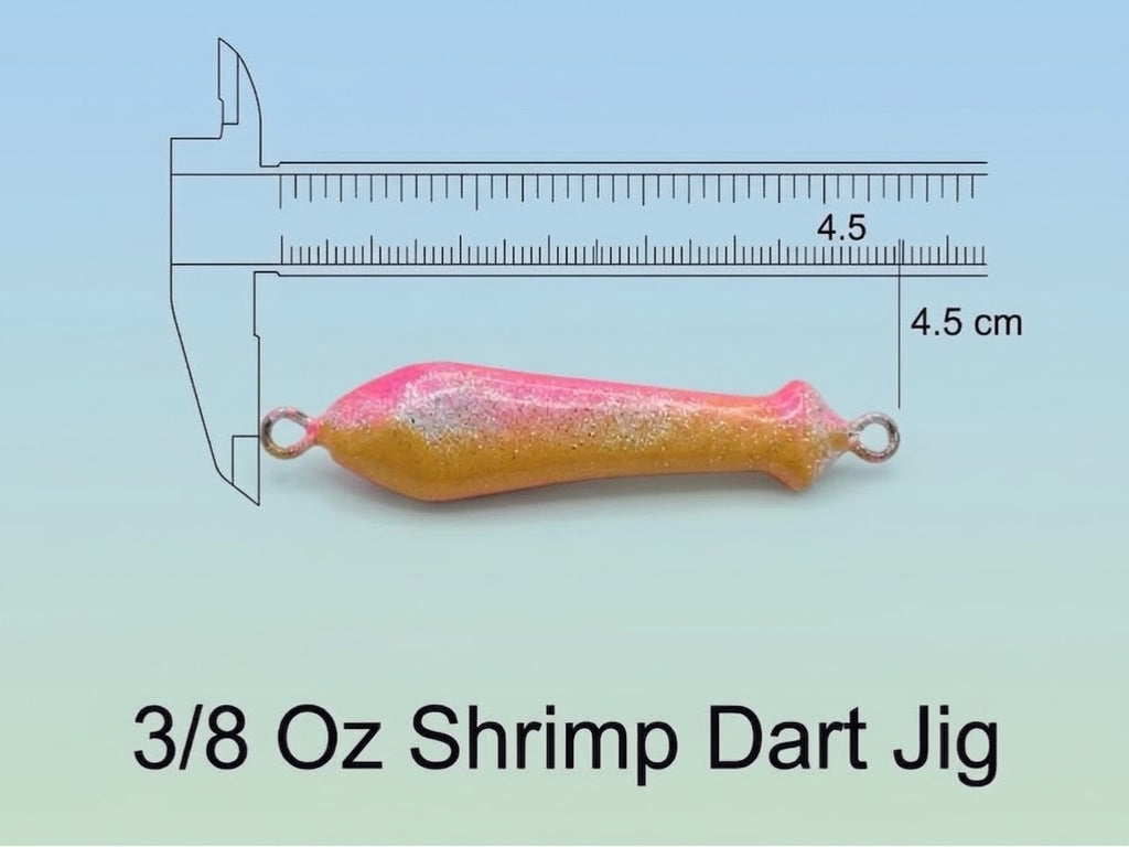 Shrimp Dart Jig - Lure for Beach, Pier, & Surf Fishing (Pack of 3)
