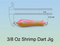 Shrimp Dart Jig - Lure for Beach, Pier, & Surf Fishing (Pack of 3)