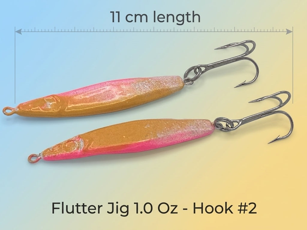 Flutter Jig - Lure for Deepwater and Offshore Fishing (Pack of 3)
