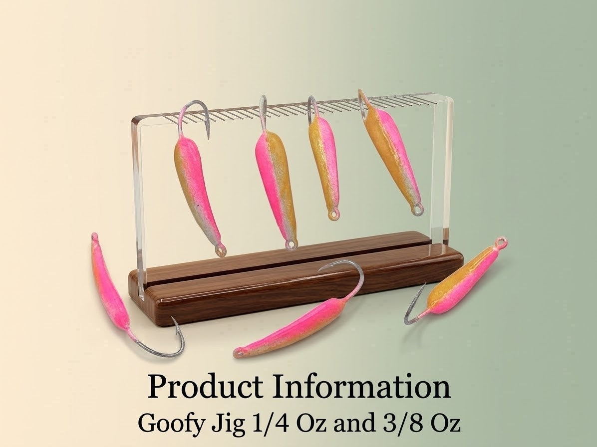 Goofy Jig / Pompano Swim Jig - Lure for Beach, Pier, & Surf Fishing (Pack of 3)